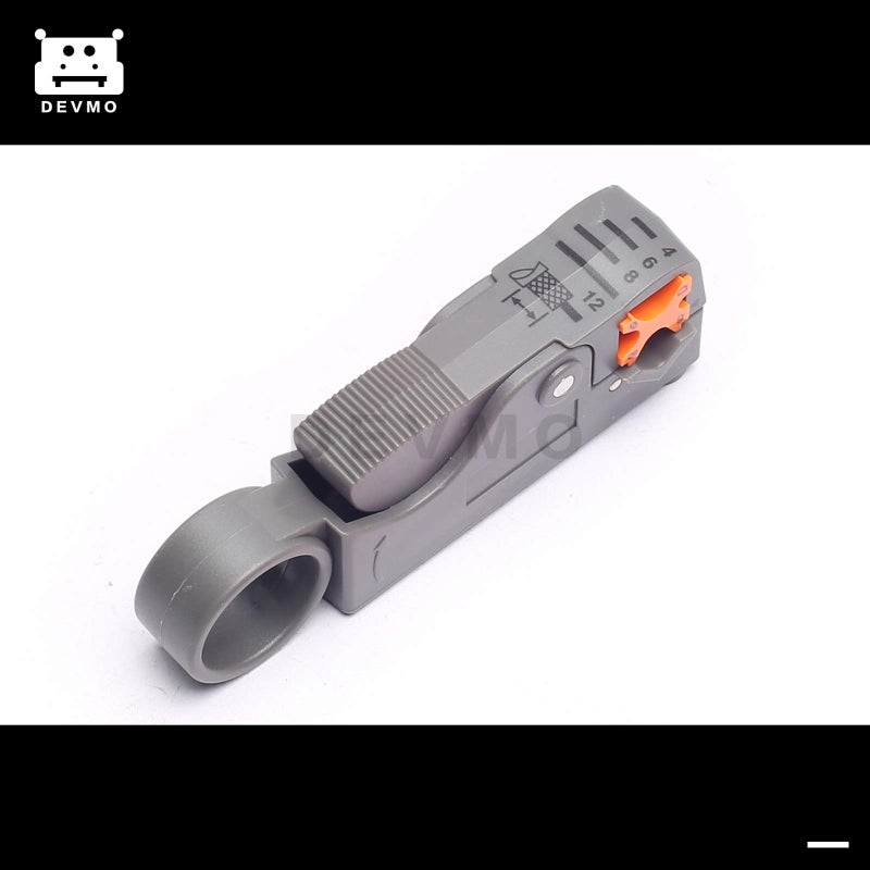 DEVMO Cable Stripper Coaxial Wire Coax Stripping Tool RG6 RG11 RG58 RG59 Universal - Image 2